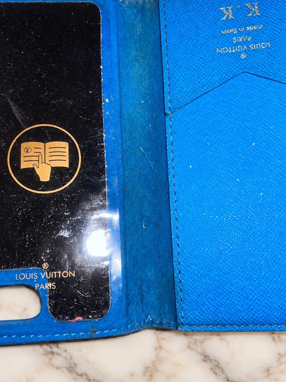 Rehab Louis Vuitton Monogram Brown & Tan Flip Phone Case Wallet